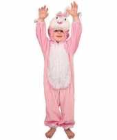 Pluche konijn carnavalsoutfits kinderen